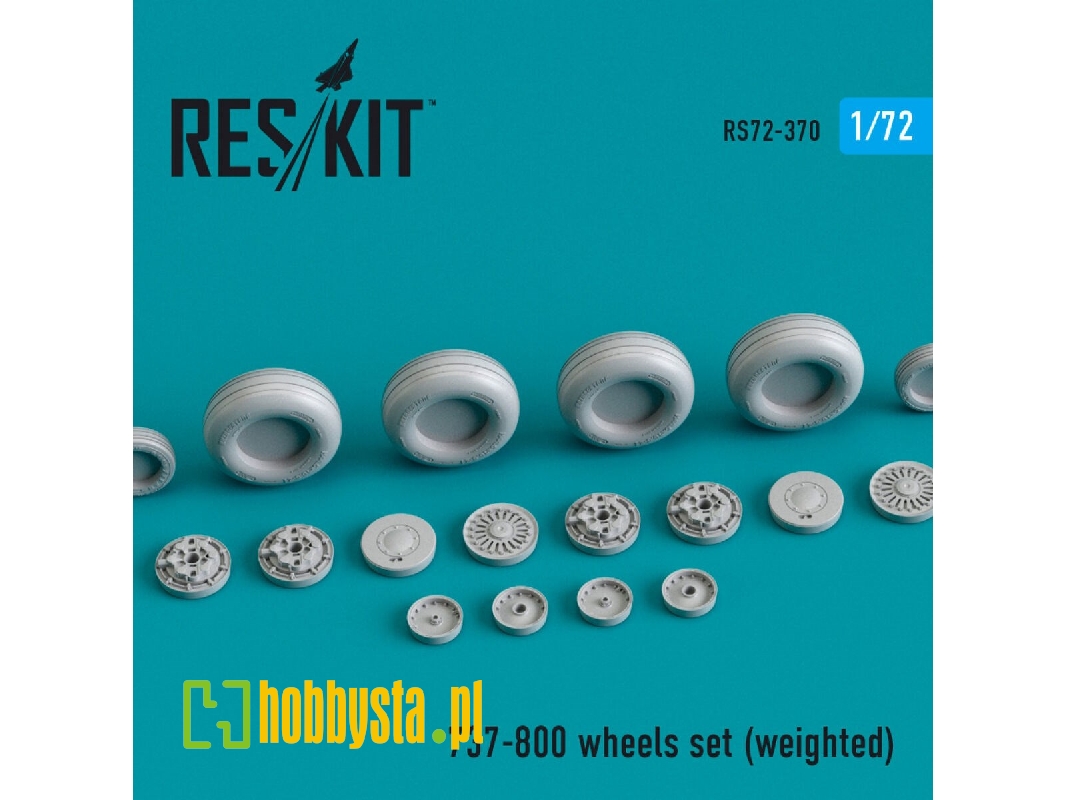 737-800 Wheels Set (Weighted) - image 1