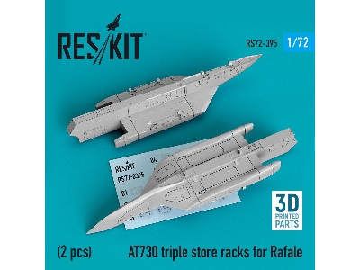 At730 Triple Store Racks For Rafale (2 Pcs) (3d Printing) - image 1