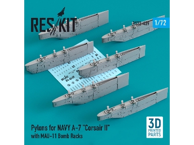 Pylons For Navy A-7 Corsair Ii With Mau-11 Bomb Racks - image 1
