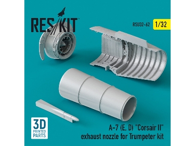 A-7 (E, D) Corsair Ii Exhaust Nozzle For Trumpeter Kit - image 2