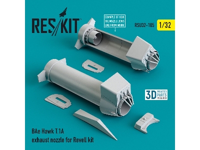 Bae Hawk T.1a Exhaust Nozzle For Revell Kit - image 1