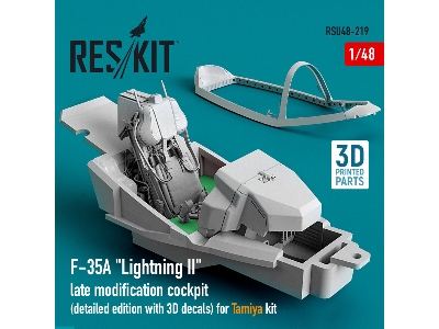 F-35a Lightning Ii Cockpit (Detailed Edition With 3d Decals) For Tamiya Kit - image 1