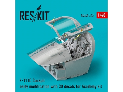 F-111c Cockpit Early Modification With 3d Decals For Academy Kit - image 1