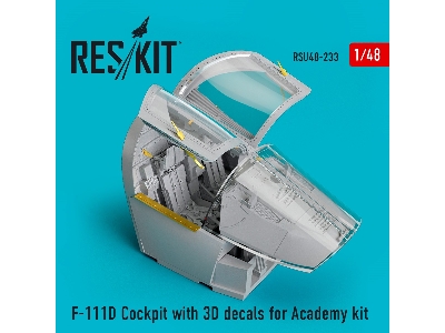 F-111d Cockpit With 3d Decals For Academy Kit - image 1