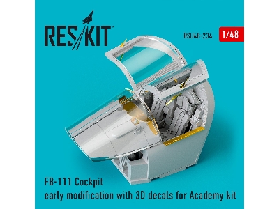 Fb-111 Cockpit Early Modification With 3d Decals For Academy Kit - image 1