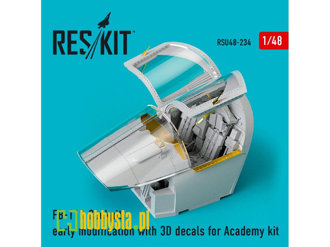 Fb-111 Cockpit Early Modification With 3d Decals For Academy Kit - image 1