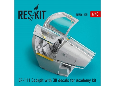 Ef-111 Cockpit With 3d Decals For Academy Kit - image 1