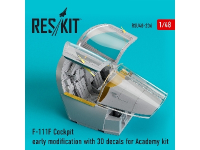 F-111f Cockpit Early Modification With 3d Decals For Academy Kit - image 1