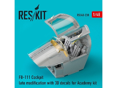 Fb-111 Cockpit Late Modification With 3d Decals For Academy Kit - image 1