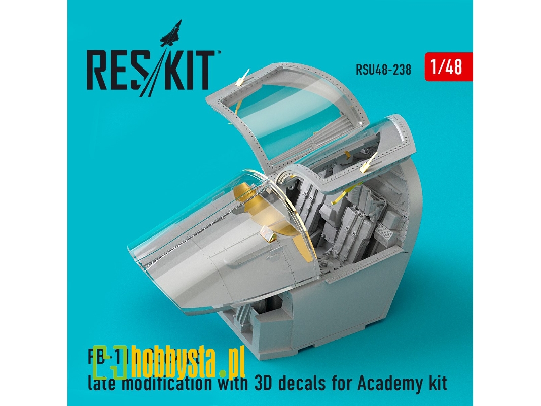 Fb-111 Cockpit Late Modification With 3d Decals For Academy Kit - image 1