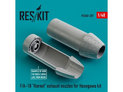 F/A-18 Hornet Exhaust Nozzles For Hasegawa Kit - image 1