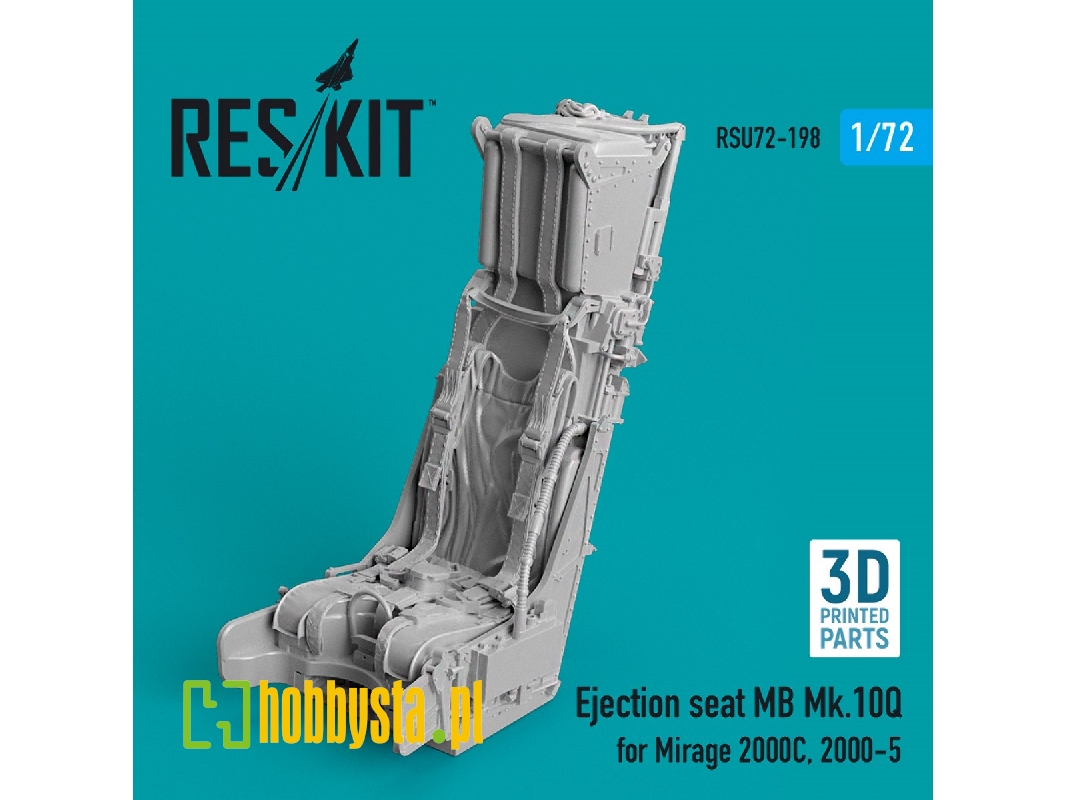 Ejection Seat Mb Mk.10q For Mirage 2000c, 2000-5 (3d Printing) - image 1