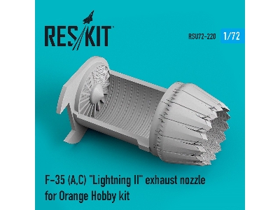 F-35 (A, C) Lightning Ii Exhaust Nozzle For Orange Hobby Kit - image 1
