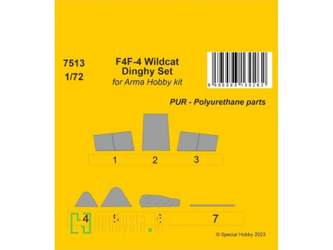 F4f-4 Wildcat Dinghy (For Arma Hobby Kit) - image 1