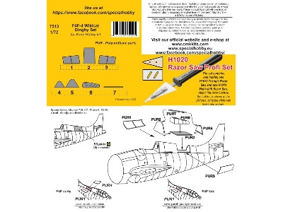 F4f-4 Wildcat Dinghy (For Arma Hobby Kit) - image 2