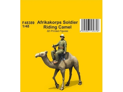 Afrikakorps Soldier Riding Camel 3d - image 1