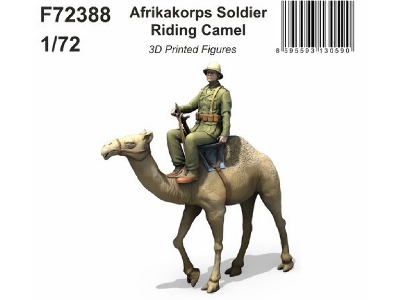 Afrikakorps Soldier Riding Camel 3d - image 1