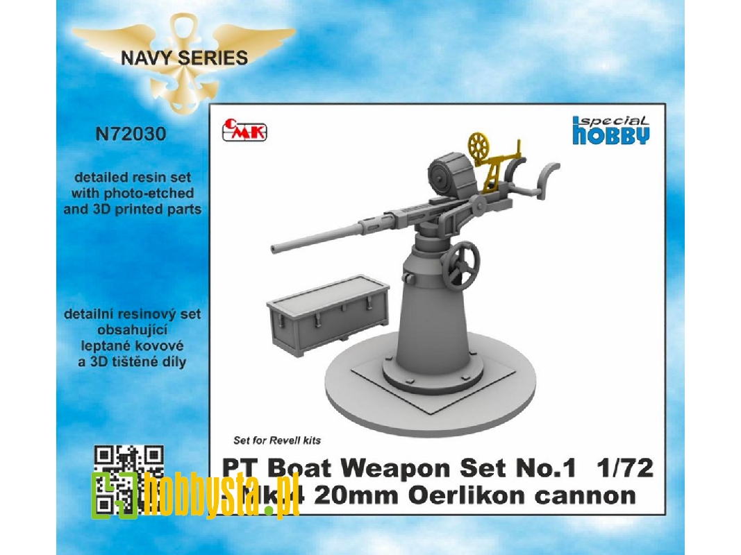 Pt Boat Weapon Set No.1 - Mk.4 20mm Oerlikon Cannon - image 1