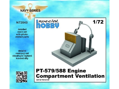 Pt-579/588 Engine Compartment Ventilation (For Revell Kit) - image 1