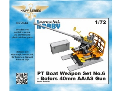 Pt Boat Weapon Set 6 - Bofors 40mm Aa/As Gun - image 1