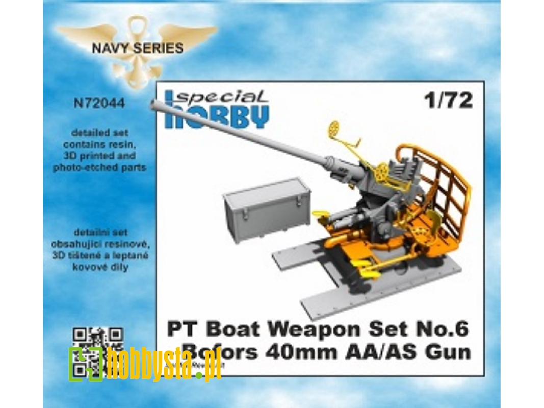 Pt Boat Weapon Set 6 - Bofors 40mm Aa/As Gun - image 1