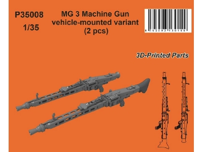 Mg 3 Machine Gun - Vehicle-mounted Variant 2 Pcs - image 1
