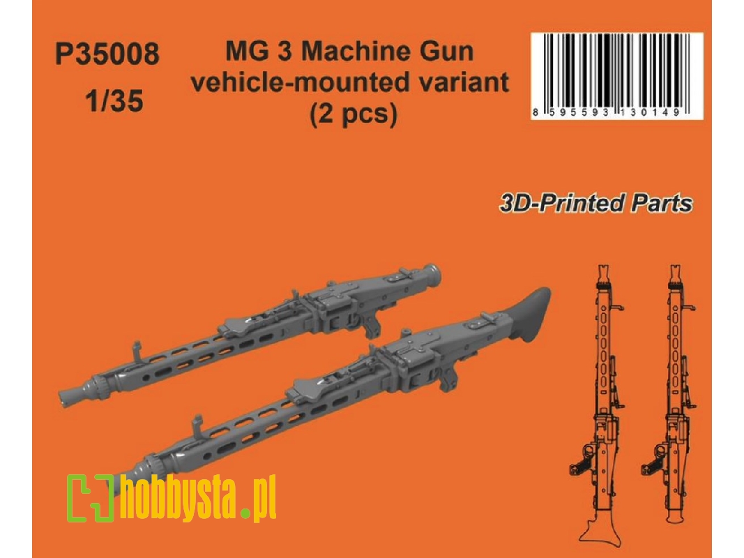 Mg 3 Machine Gun - Vehicle-mounted Variant 2 Pcs - image 1