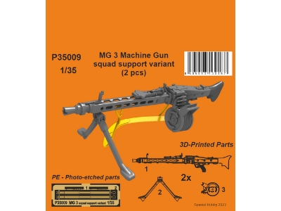 Mg 3 Machine Gun - Squad Support Variant (2 Pcs) - image 1