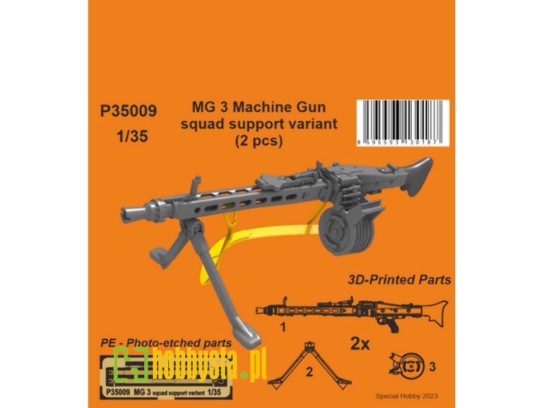 Mg 3 Machine Gun - Squad Support Variant (2 Pcs) - image 1