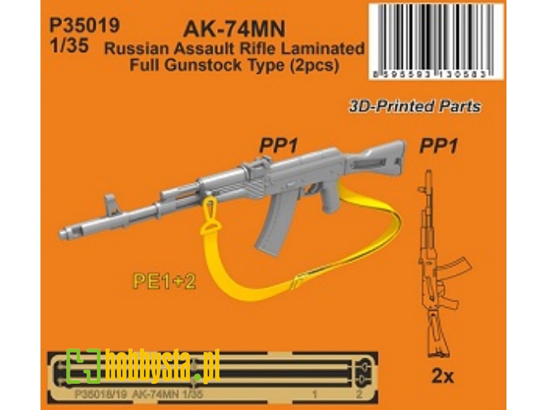 Ak-74mn - Russian Assault Rifle Laminated Full Gunstock Type (2pcs) - image 1