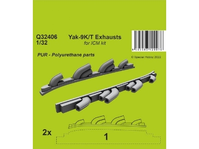 Yak-9t Exhausts - image 1