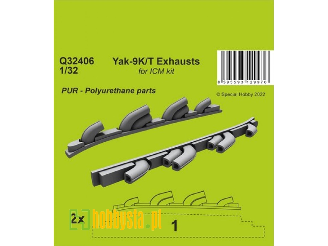 Yak-9t Exhausts - image 1