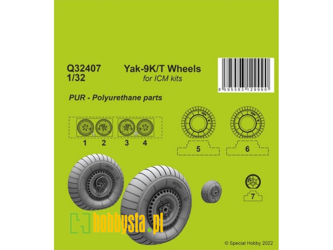 Yak-9t Wheels - image 1