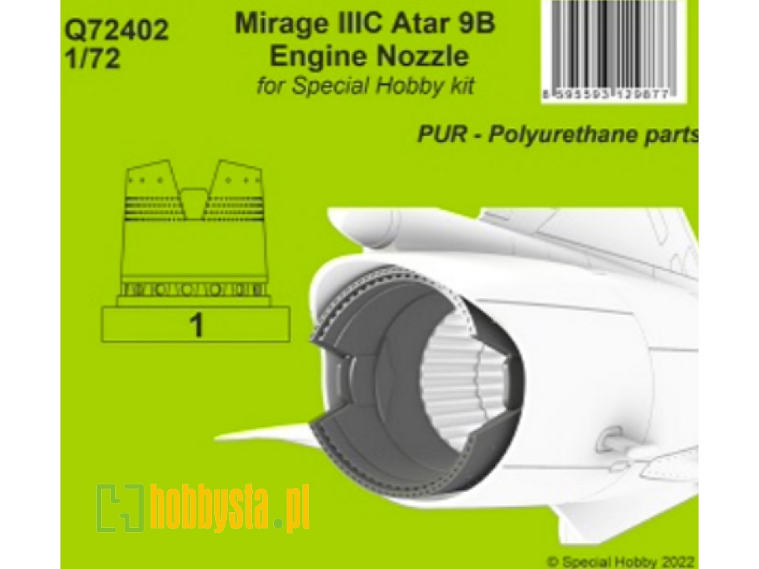 Mirage Iiic Atar 9b Engine Nozzle Sph - image 1