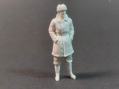 German Tank Officer In Winter Coat No. 1 - image 1