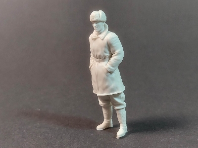 German Tank Officer In Winter Coat No. 1 - image 2