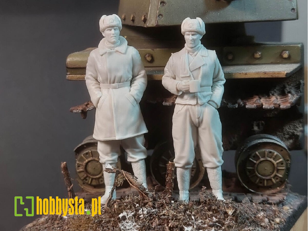 German Tank Officers In Winter Coat Set - image 1