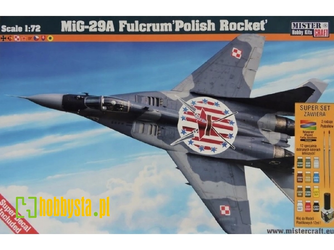 Mig-29a Fulcrum 'polish Rocket' - Model Set - image 1