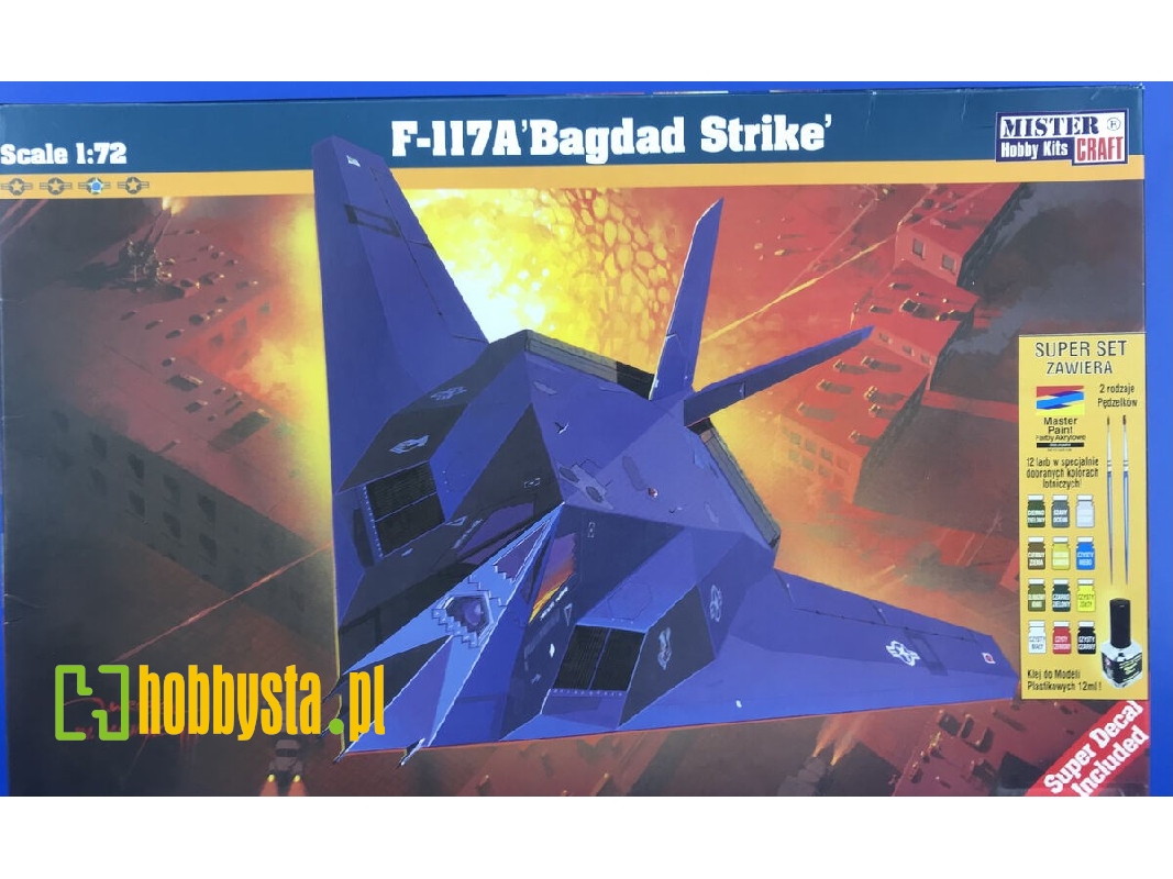 F-117a 'bagdad Strike' - Model Set - image 1