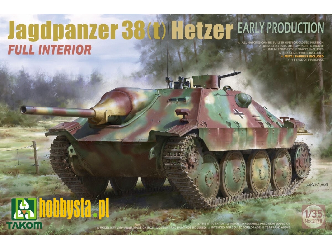 Jagdpanzer 38(T) Hetzer Early Production With Full Interior - image 1
