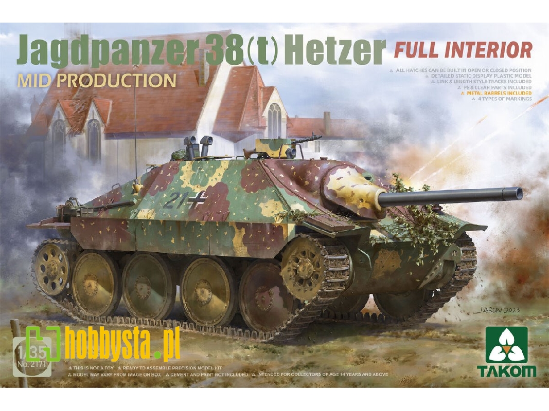 Jagdpanzer 38(T) Hetzer Mid Production With Full Interior - image 1