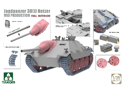 Jagdpanzer 38(T) Hetzer Mid Production With Full Interior - image 3