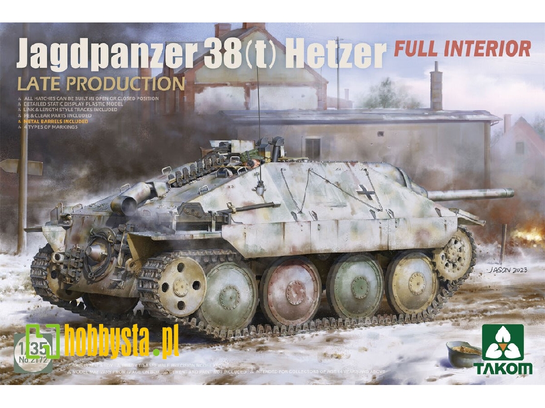 Jagdpanzer 38(T) Hetzer Late Production With Full Interior - image 1 Jagdpanzer 38(T) Hetzer Late Production With Full Interior - image 1