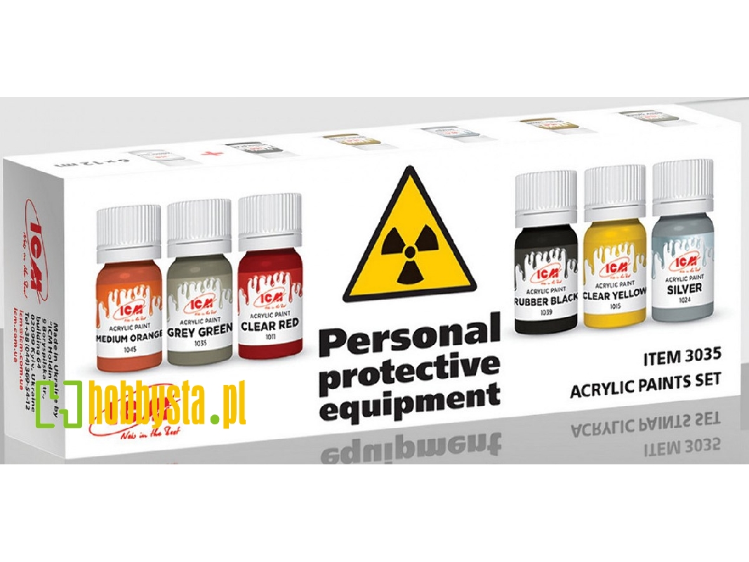 Acrylic Paints Set "personal Protective Equipment" - image 1