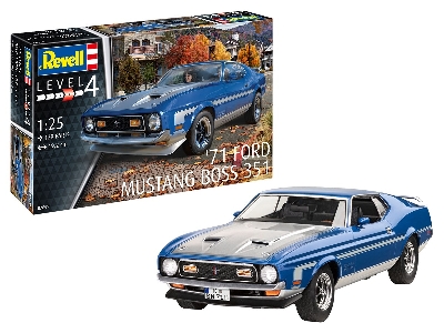'71 Mustang Boss 351 Model Set - image 1