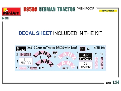 German Tractor D8506 With Roof - image 2