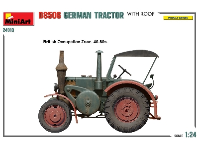 German Tractor D8506 With Roof - image 13