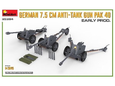 German 7.5cm Anti-tank Gun Pak 40. Early Prod - image 1