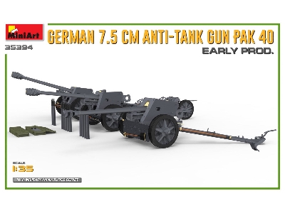 German 7.5cm Anti-tank Gun Pak 40. Early Prod - image 6