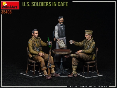 U.S. Soldiers In Cafe - image 10